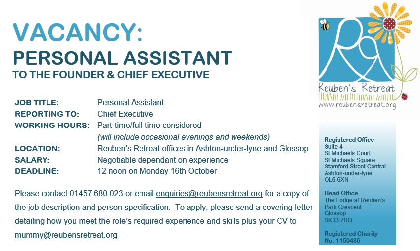 Please share &amp; re-tweet #charity #Jobs #vacancy