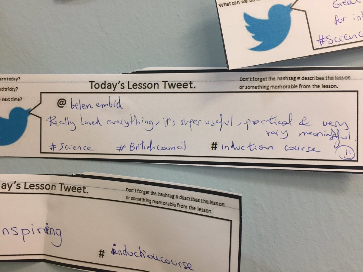 BelenEmbid's tweet image. @dgafprofesorado Tweeting at the #Inductioncourse British Council. Thanks for your tweets!! @InnovaEducAr @MarkLev99 @esBritish