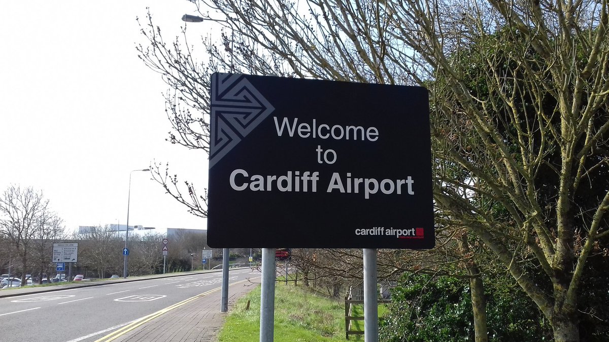 We are back at Cardiff airport dropping off another 7 happy clients