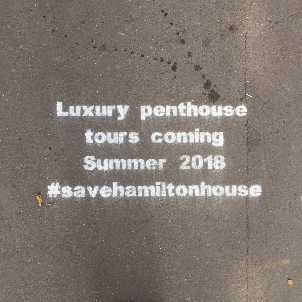The Writings on the Floor. Let's not make this a reality. Get involved in your community's future. Sign the petition you.38degrees.org.uk/p/saveHH