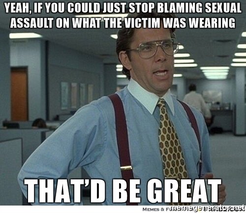 KelsAnnNic's tweet photo. Stop blaming the victims for sexual assault. #NoConsentNoSex #mco435 https://t.co/oCpjwnwof7