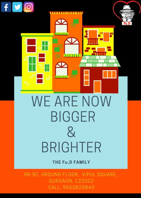 CafeFuD's tweet image. Hellooo, October! 😃
It's time to invite you all..!!!
Do visit us at your earliest...!