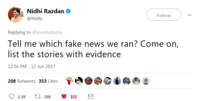 62Haters gonna hate .. our courage of conviction stays strong .. WE DON'T RUN FAKE NEWS!(PS: Pl ignore the 1000+ replies to this tweet!)