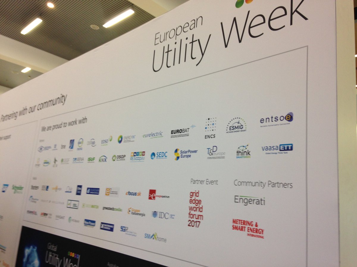 soniakdunlop's tweet image. SolarPower Europe is one of European Utility Week's official partners this year @SolarPowerEU @EUW_live #futureissolar #digitalsolar #EUW17