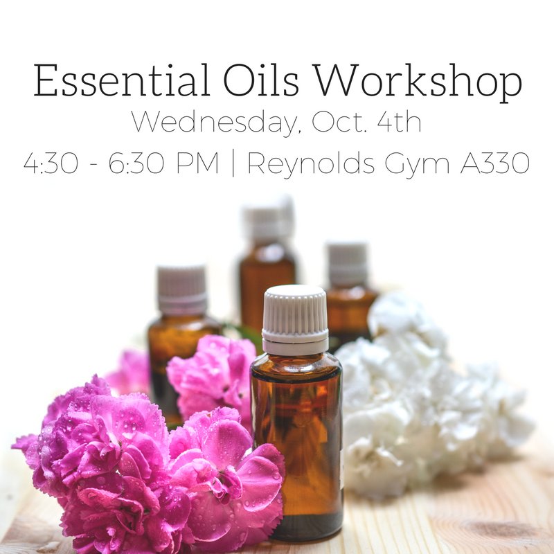 Learn about the uses and benefits of essential oils tomorrow afternoon for Wellbeing Wednesday! #wfuthrive #wellbeingwednesday