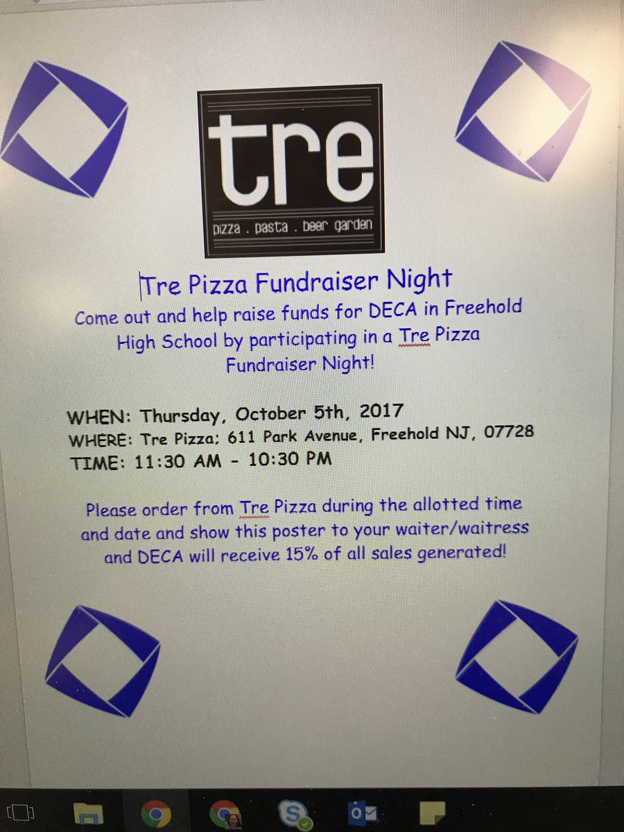 boro_deca's tweet photo. Come out to Tre this Thursday to help support Freehold DECA! https://t.co/0lneX0exJC