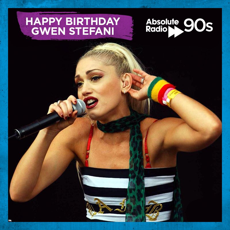 Happy birthday to Gwen Stefani!
No Doubt she\s having a goodun... 