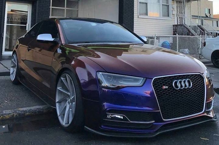 PrecisionLED's tweet image. Perfectly Plum. #Audi #DreamCar