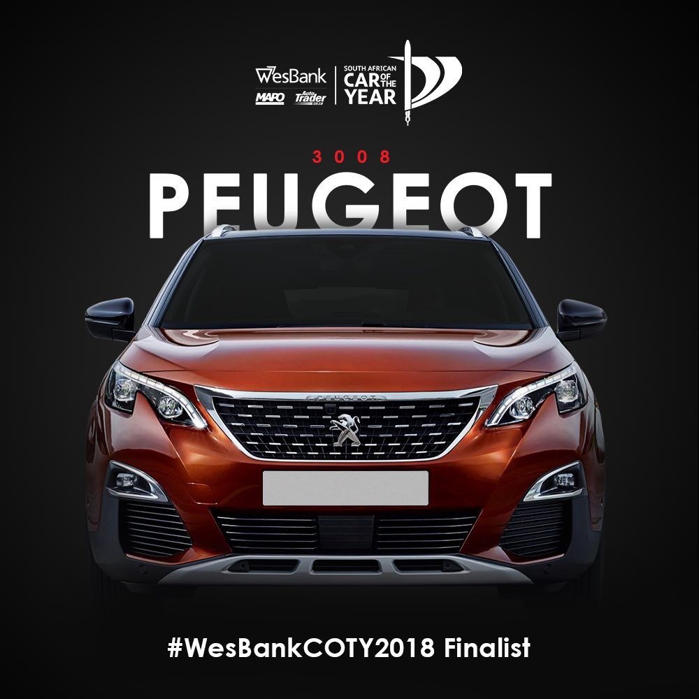 Contestant No. 4 - Peugeot’s futuristic 3008 SUV. Is being unique this contestants strong point? #WesbankCOTY2018