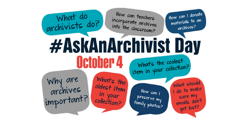 VermontPBS's tweet image. Tomorrow is #AskAnArchivist Day! Have a question for our archivist, Mary? Let us know and use the hashtag #AskAnArchivist! Ready? Go!