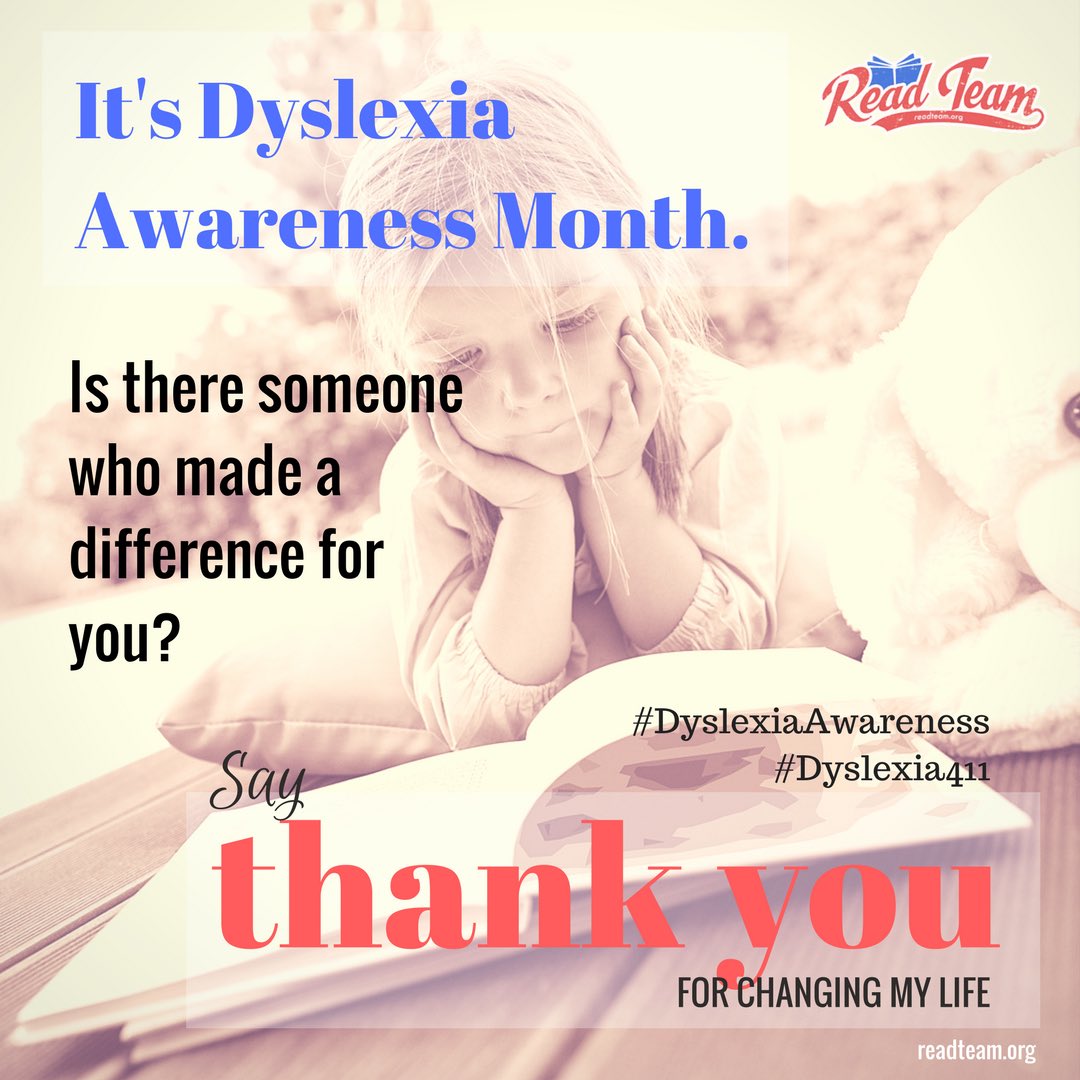 ReadTeamChamp's tweet image. Say thank you to those who’ve helped along the way. #DyslexiaAwareness #SayDyslexia #dyslexia411 #DyslexiaAwarenessMonth