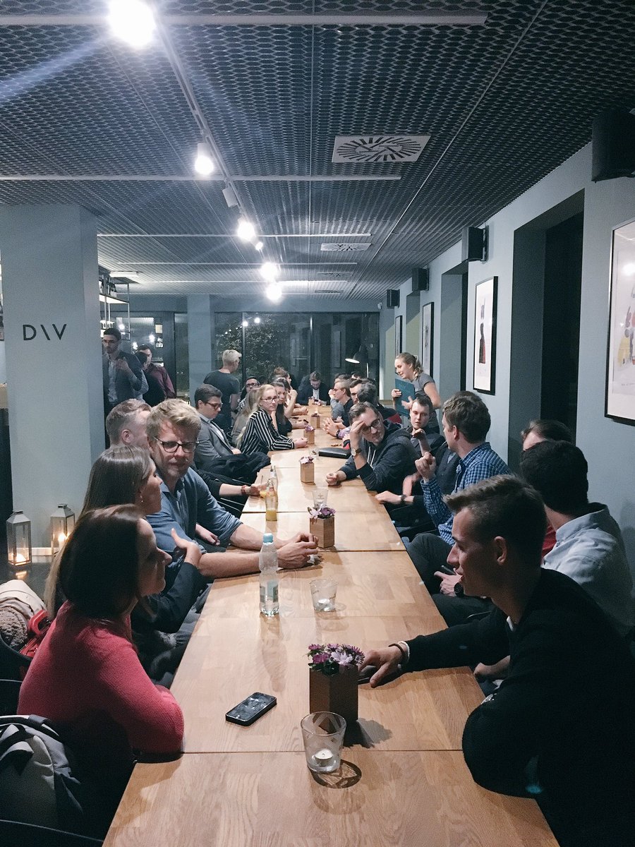 Hive61's tweet photo. Thanx everyone for coming to #fintech #Hive61 now it's time for networking powered by @StartupPoland Camp & Google. Cheers! ๐ป https://t.co/hlvQJySayf