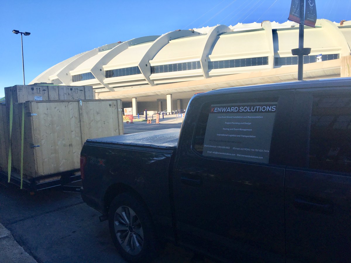 #sunny #morning in #montreal #activation #transport #delivering #eventprofs #onsite