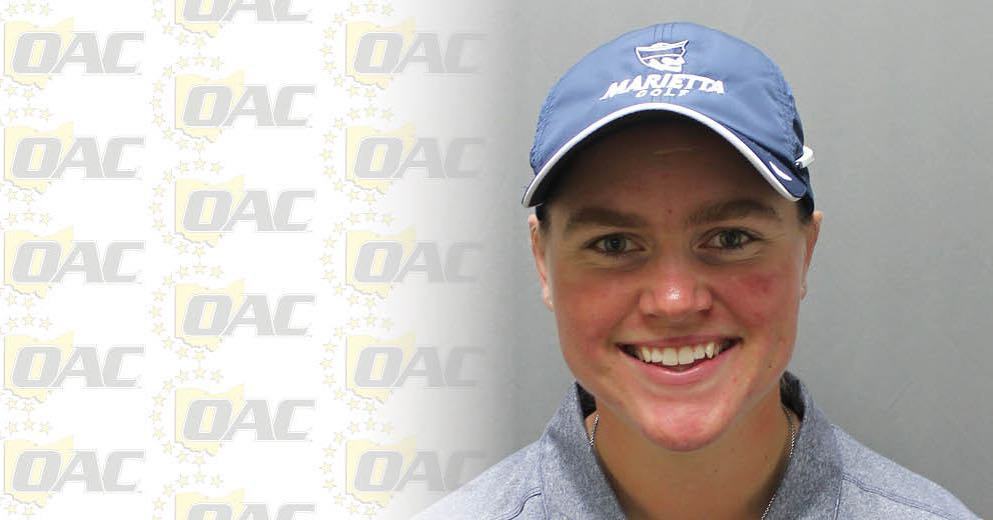 MariettaPioneer's tweet photo. Jackie Cunningham earned her third OAC Women's Golfer of the Week honor after winning the OAC Fall Preview this we… https://t.co/jCvQrDYRZy https://t.co/p03F1RgLWh