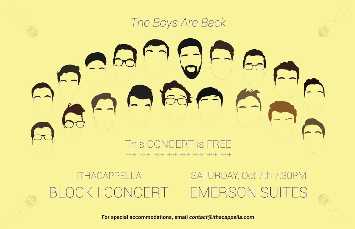 Our first block concert of the year is THIS SATURDAY! 😱😱😱