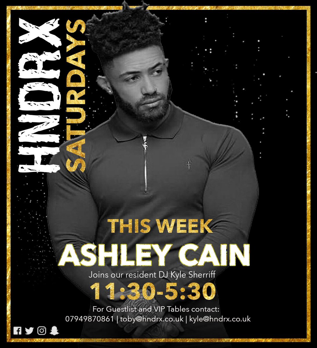 ASHLEY CAIN - THIS SATURDAY GET TICKETS BEFORE THEY SELL OUT --> goo.gl/EkLVVu 
<a href="/toby_sears1/">Toby Sears</a> for booths/VIP

#midlandshour