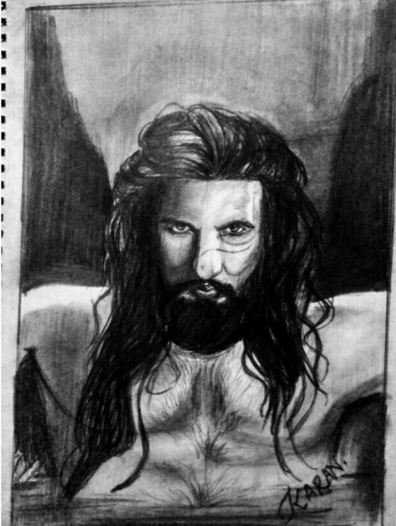 Pencil Sketch Of Ranveer Singh  DesiPainterscom