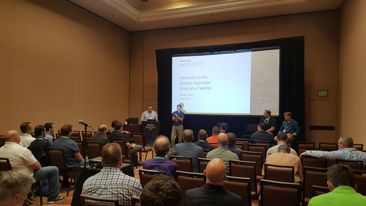 AWS_Rascon's tweet photo. @NetAppInsight with @mikemdye and @kirkadile discussing #DataDriven with USPS Civilian orgs.  @NetAppGov #BTSU #NTAP17 @NetApp https://t.co/kWFso6RZsk