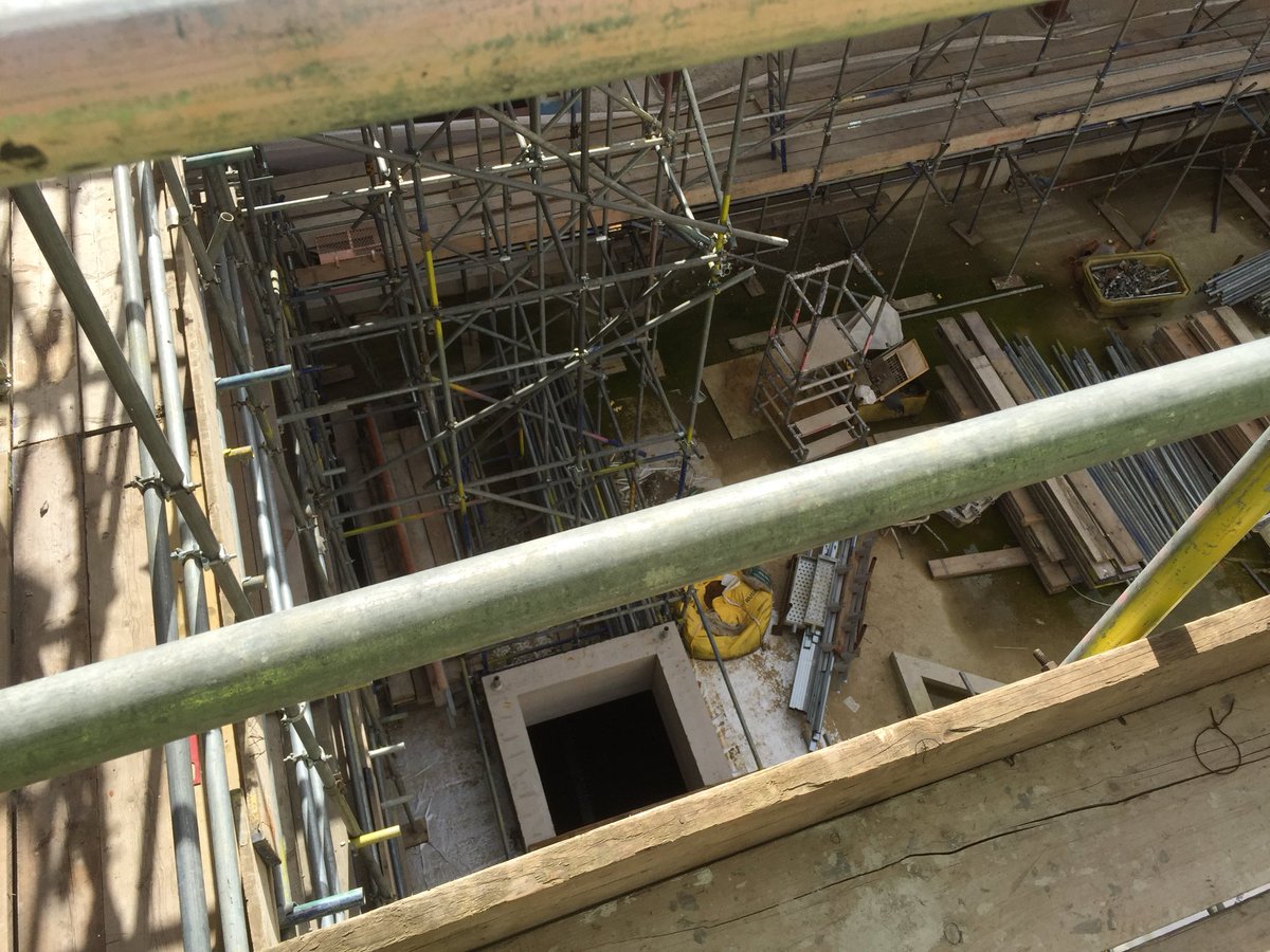 CathyMaddison's tweet photo. @BlackheathHigh @GDST we were so close to the top of the crane!#toppingoutceremony #redevelopment https://t.co/C9QAh5qIkK