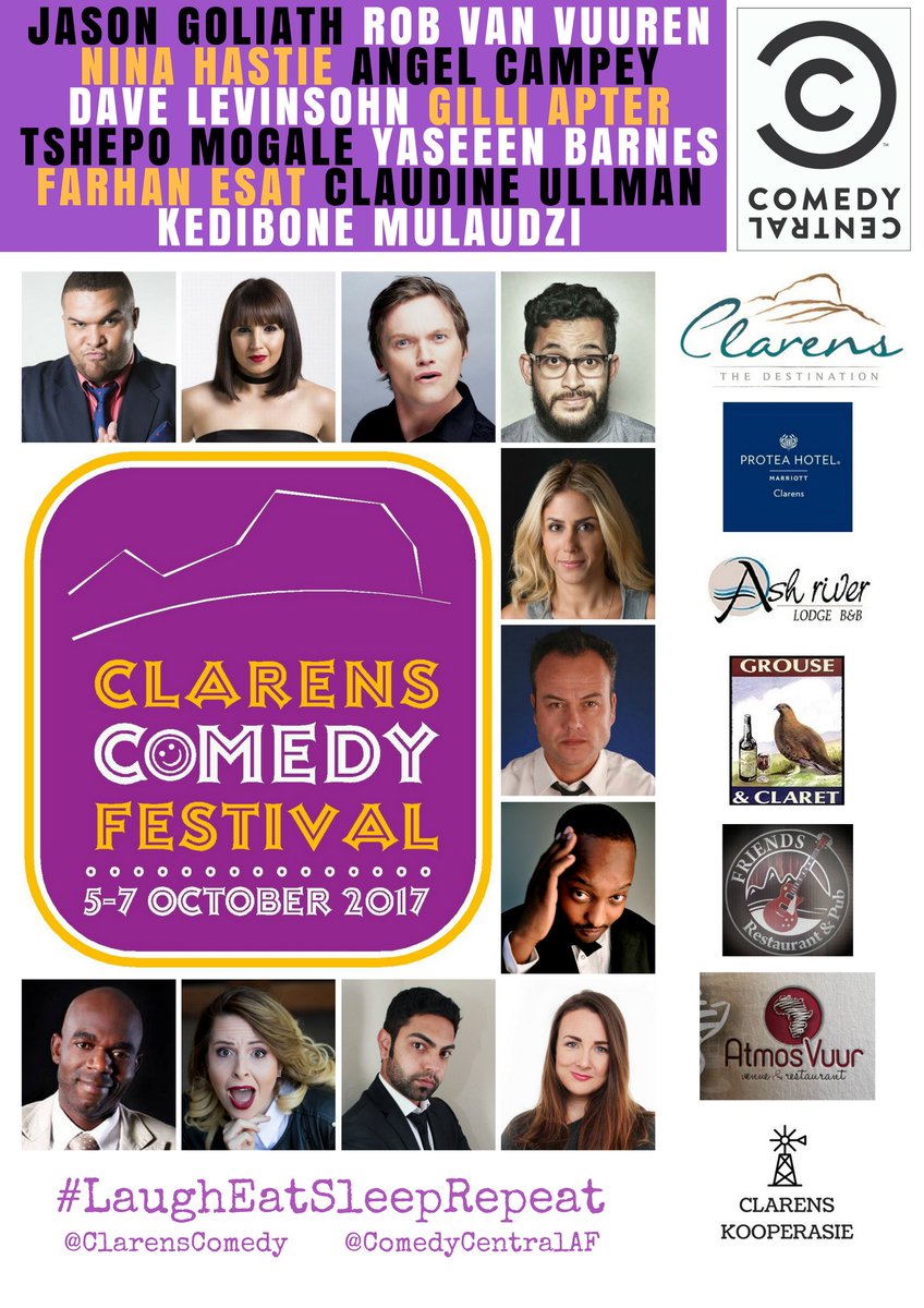ComedyCentralAF's tweet photo. WIN an EPIC weekend away to @ClarensComedy by showing us how you enjoy watching Ch 122 | Use the hashtag #CCCanYouHandleIt and tag us 🙌🙌🙌! https://t.co/2kk2AP7D8j