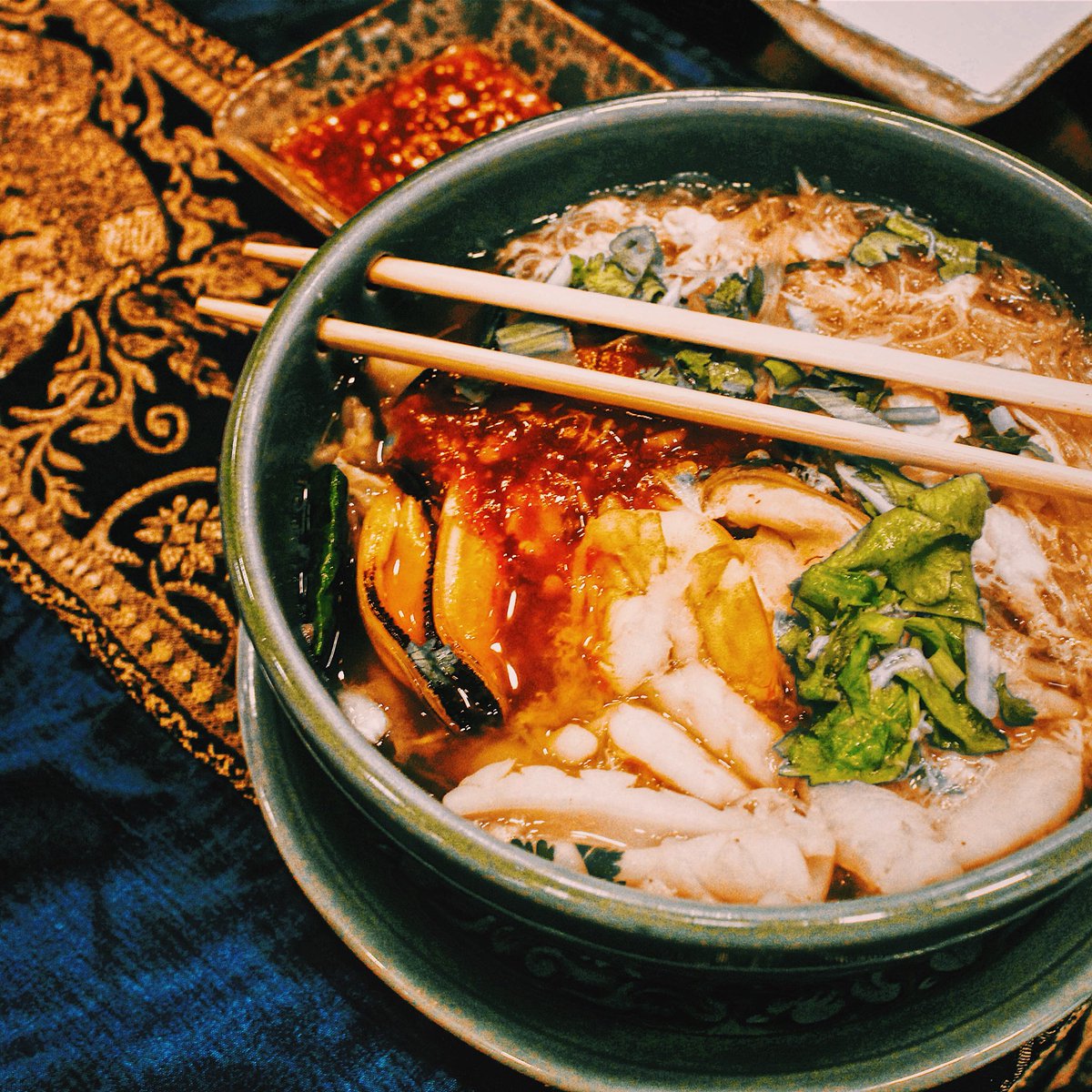 WestinDoha's tweet photo. Enjoy a bowl of steaming, flavorsome Thai noodle soup at Sabai Thai #sabaithaidoha #bangkoknoodles https://t.co/Uin9FRLeVb