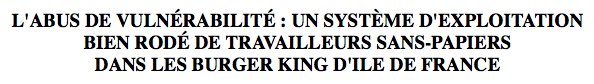 JFPellissier's tweet photo. [BREAKING] Démarrage grève des Travailleurs sans-papiers au #burgerking 23 pl. de la #Republique 75003 #Paris On soutient! 
Communiqué #CGT🔽 https://t.co/XoZHHA4KXB