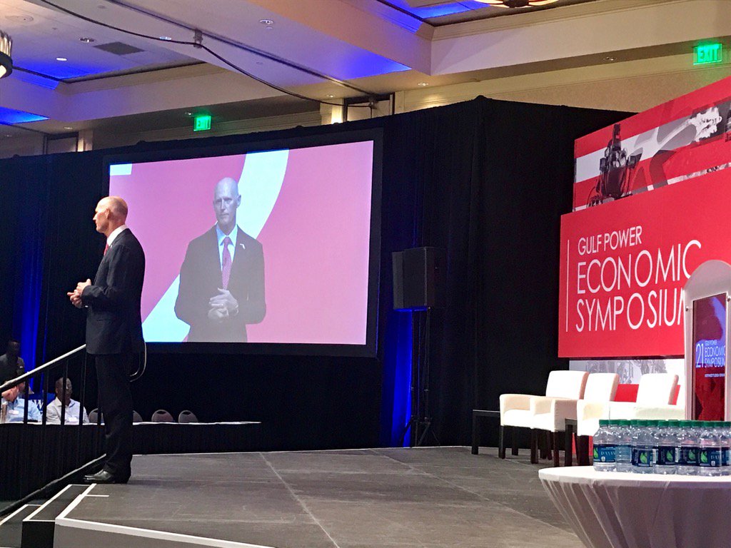 Governor Scott joins Northwest Florida at Gulf Power Economic Symposium #nwflForward