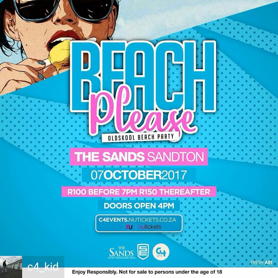 SandsSandton's tweet photo. Summer's in full swing, C4 events coming in hot this weekend! #BeachPlease This Saturday for some Old Skool Beach Partying. https://t.co/OPso4oz39s