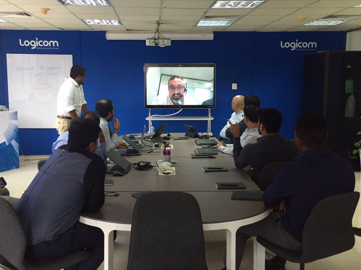 LogicomDisti's tweet image. That's a wrap! Dubai #LogicomDemoCafe launch completes with live demos & presentations over Cisco #SparkBoard & more
