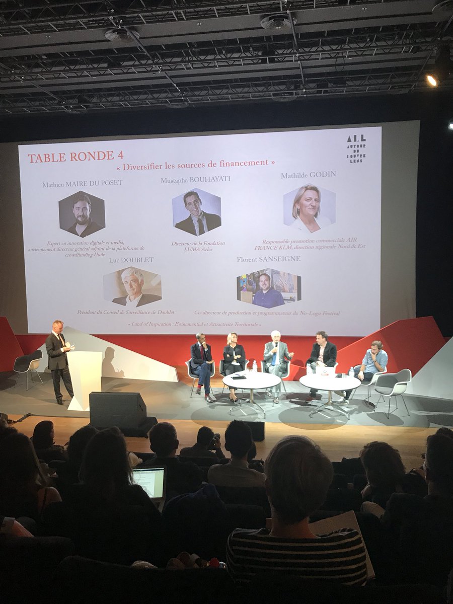 LViseux's tweet photo. Table ronde « diversifier les sources de financement »: Mathilde Godin. Les partenariats s’inscrivent dans la durée @AirFranceKLM #all2017 https://t.co/JUOZ0erPdZ