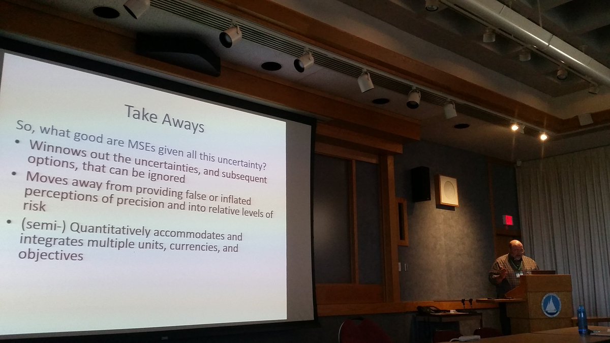 samiyaselim's tweet photo. Value of #collaboration in #decisionmaking when using #managementstrategyevaluation &amp; key takeaway message #jasonlink #IMBIZO5 #fisheries https://t.co/hLFHREidFB