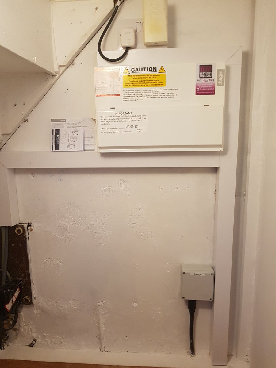 mdserviceshull's tweet photo. Another rewire completed using @hageruk products 😎👌 @mdserviceshull #hagergang https://t.co/qO9IzxpLiO