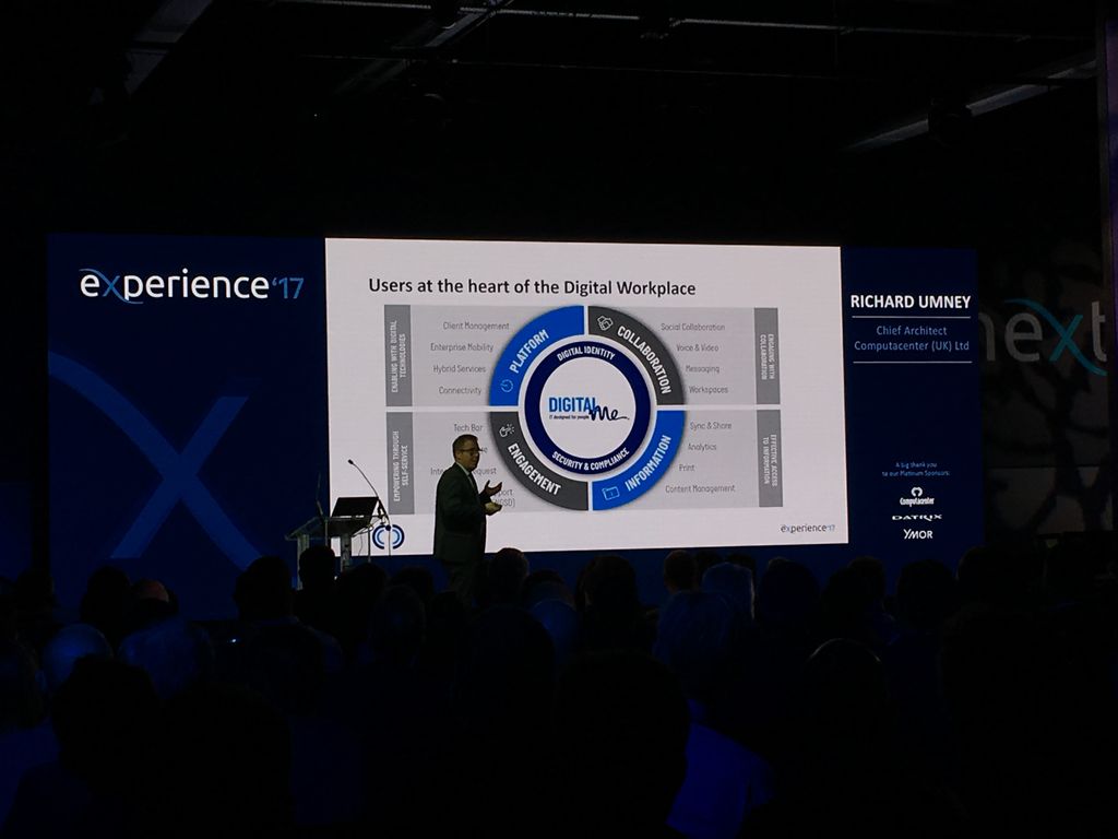 NexthinkNews's tweet photo. @Computacenter at #Experience17 « We need to change the rules to deliver the experience users expect: that’s where #NexthinkAct comes in » https://t.co/W6B4V8GYoF