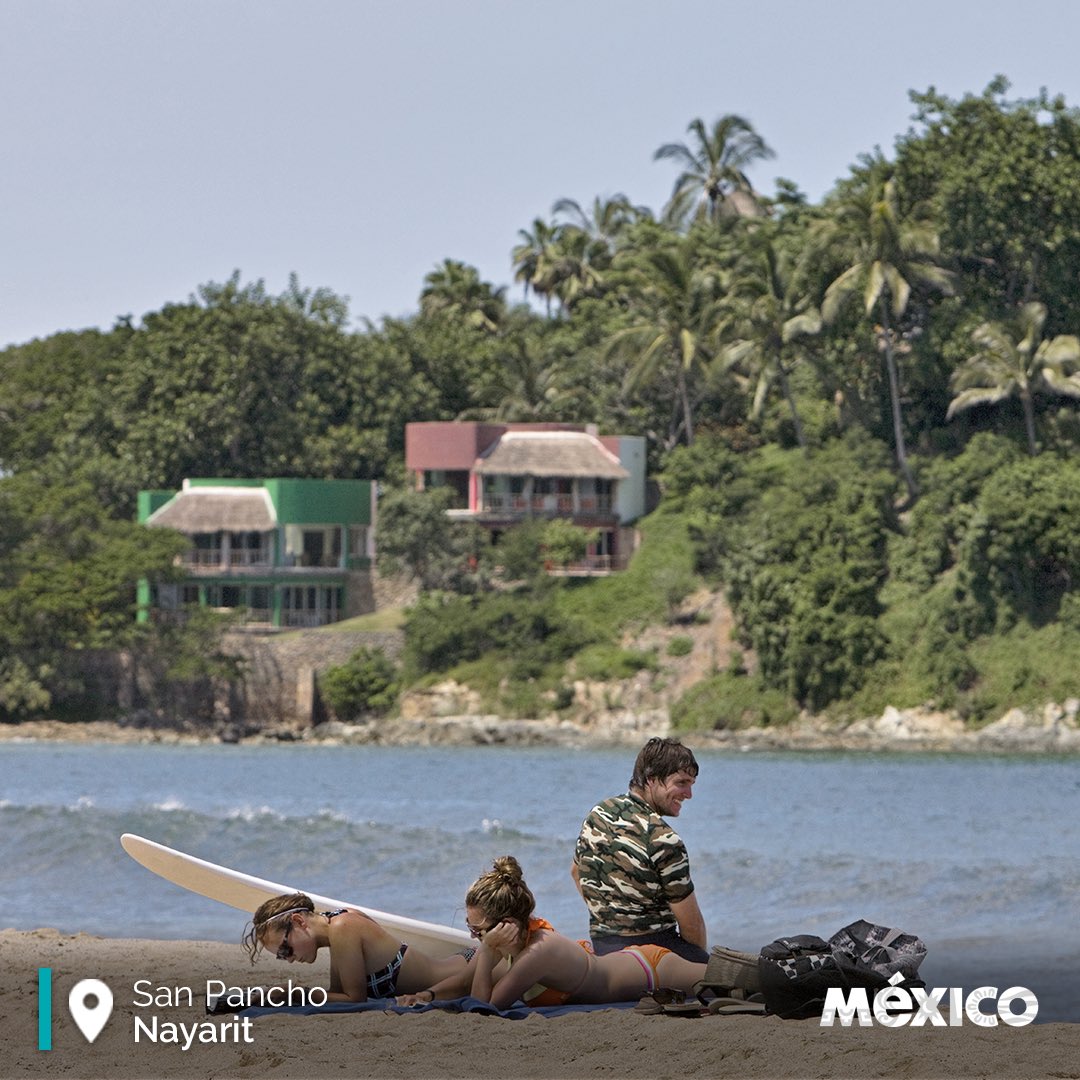 VisitMex's tweet photo. Las costas del bello Nayarit albergan un pequeño paraíso llamado #SanPancho #ViajemosTodosPorMéxico https://t.co/oS1k3mEGEe