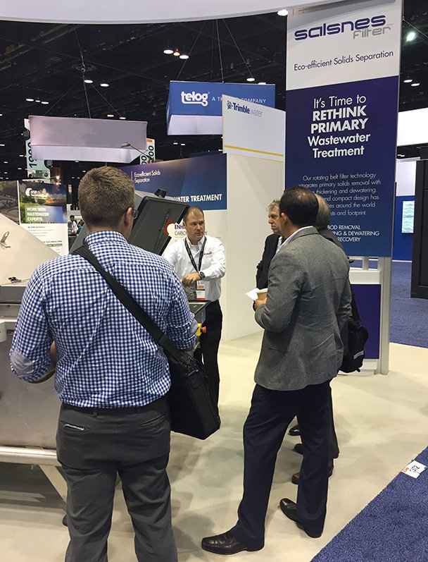 SalsnesFilter's tweet photo. Drop by Booth #1612 @weftec to learn more about Salsnes Filter's eco-efficient solids separation technology: https://t.co/A674lljh5n https://t.co/Y9tUAHCNmD