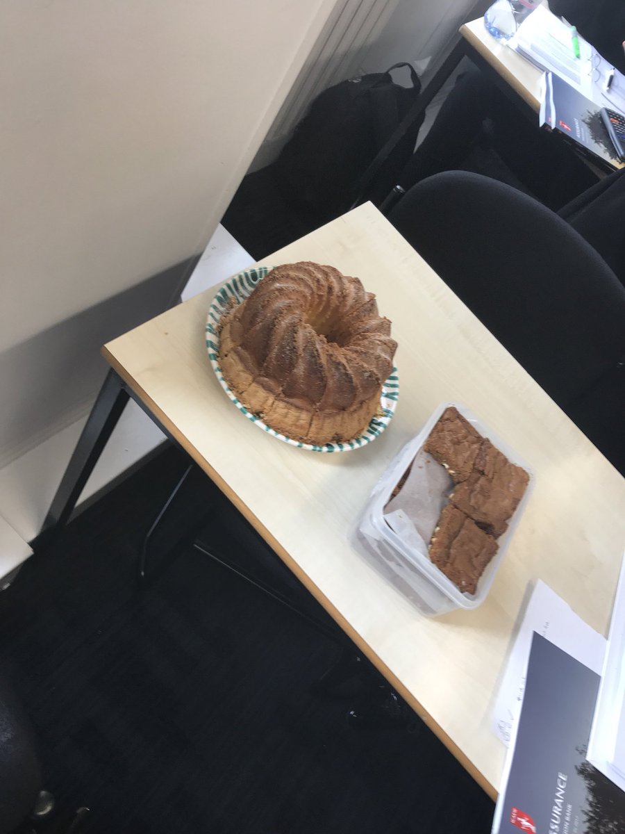 Today’s happy baker is Anna, who has prepared a traditional Austrian Eggnog and a blonde brownie.