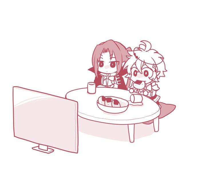 小杉繭 アニメ戦刻ナイトブラッド放送開始おめでとうございます 提供バックのイラストを担当させていただきました ありがとうございます 戦ブラ