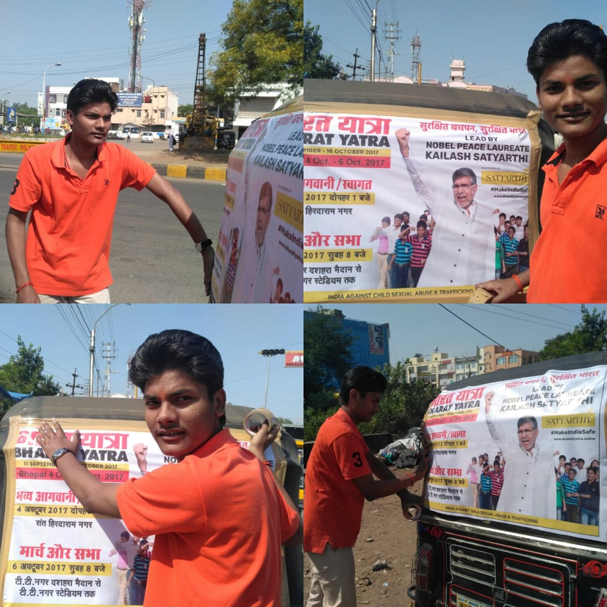 VinaySoniSatna's tweet photo. #MakeIndiaSafe @k_satyarthi @KSCFIndia bharat yatra bhopal ke march ki taiyariyan ho chuki hai 
#StopChildlabour #Stopchildabusing https://t.co/c0iUf8Em8c