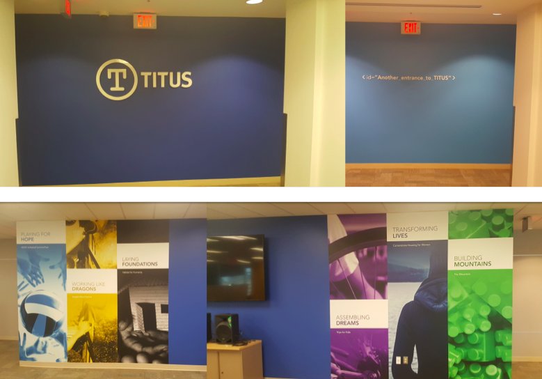 SignsofOttawa's tweet image. #Digital #wallmurals and white #Plexiglas add an artistic element to @Titus Ottawa's #corporateenvironment. plasticsofottawa.com