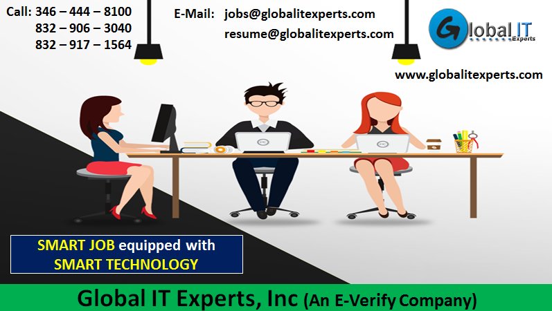 globalitexpert's tweet photo. #opportunity  #career #Jobs4you #career4you #Jobseekers #technology 
@globalitexpert https://t.co/RQ6p8jI7yU