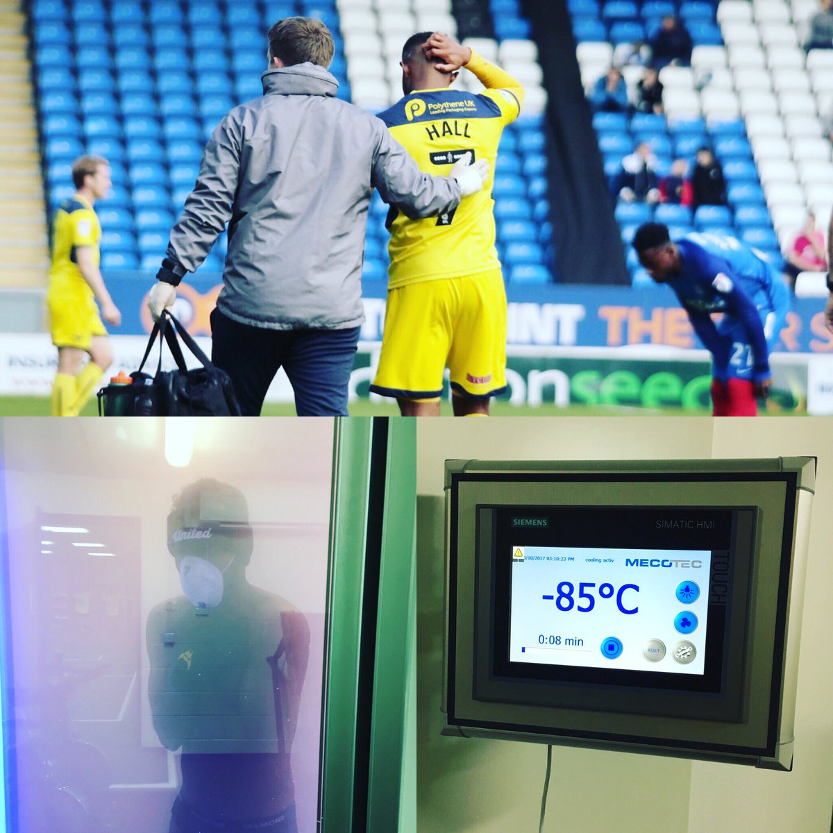 andrewprocs's tweet photo. Pushing the limits to get this man fit @RobHall46 #oufc #rehab #cryo @rpxfitness https://t.co/DEtuxb05Wo