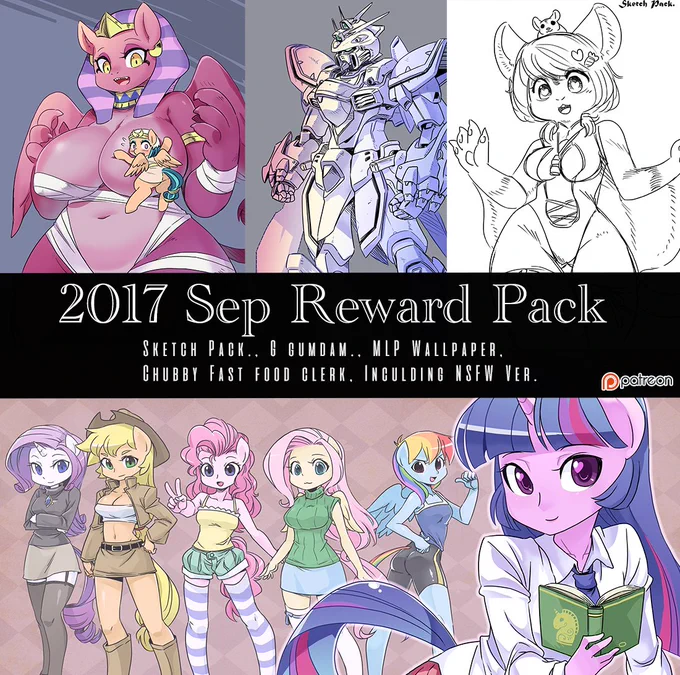 Patreon Sep Reward is releasing!! thank you for supporting! 
You can buy past reward on Gumroad too. 
 
▲ https://t.co/Erl6tTIUv2 