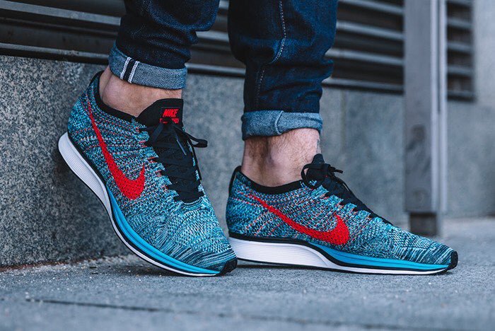 flyknit racer turquoise