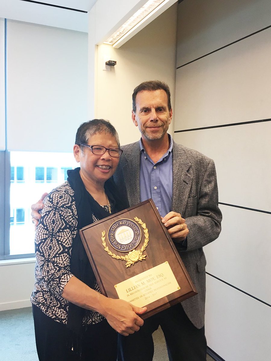 Our Committee on Attorney Professionalism recognized Lillian Moy for her leadership and service as committee chair.