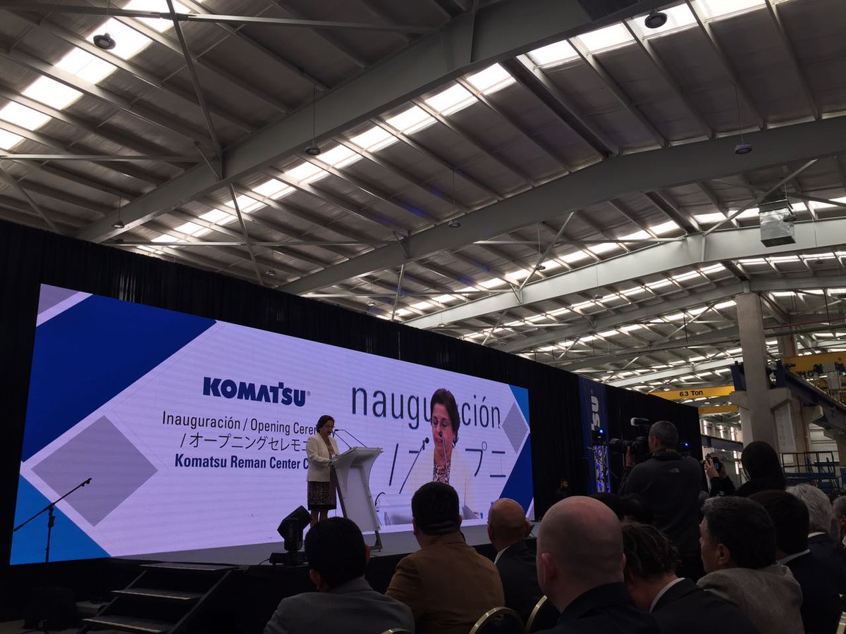 InvestChile's tweet image. #Komatsu inauguró nueva planta en #Chile orientada a la remanufactura de compomentes eléctricos y mecánicos usados en la región #HubLatAm