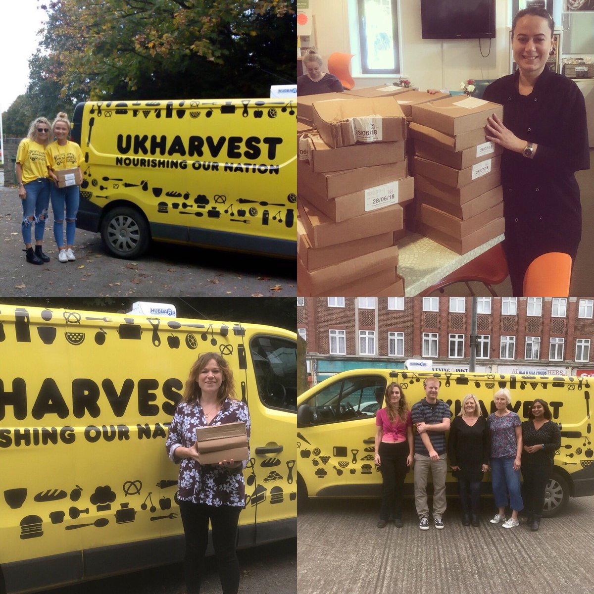 UKHarvest's tweet photo. Dropping pie goodness to @southernbrooks, @ElimHousing & @thematthewtree, thanks to another wonderful donation from @pieminister #pieforapie https://t.co/nShiKejSMU