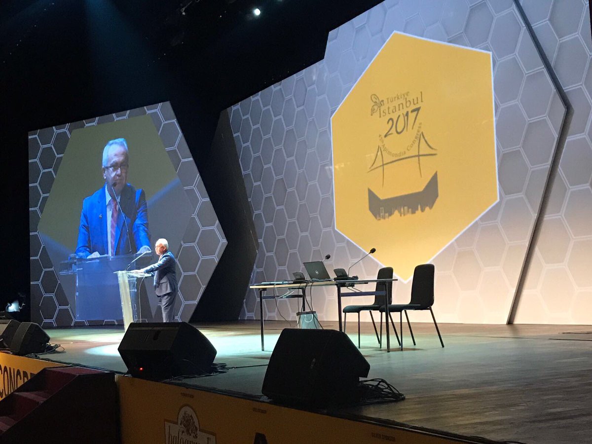 45th Apimondia International Apiculture Congress Closing Ceremony - TAB President Ziya Şahin
