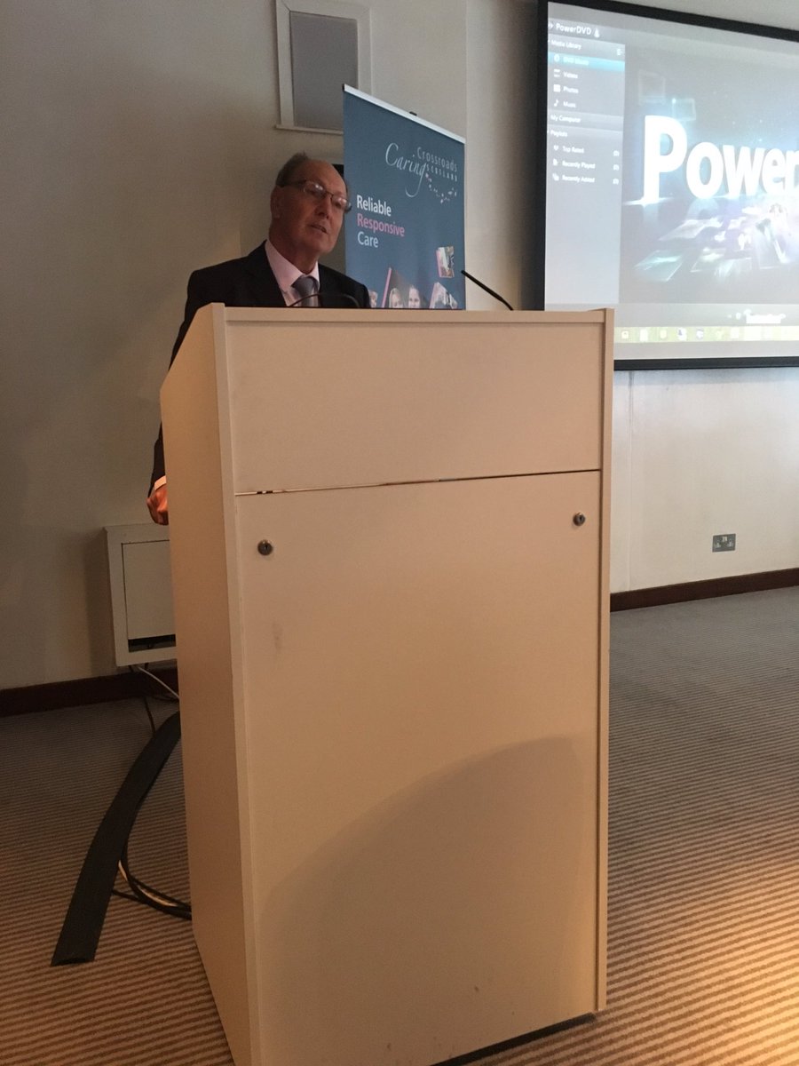 CrossroadScot's tweet image. Our Chair, Robert Murdoch thanking all delegates for attending today and summarising the conference. #ccsconference #dementia