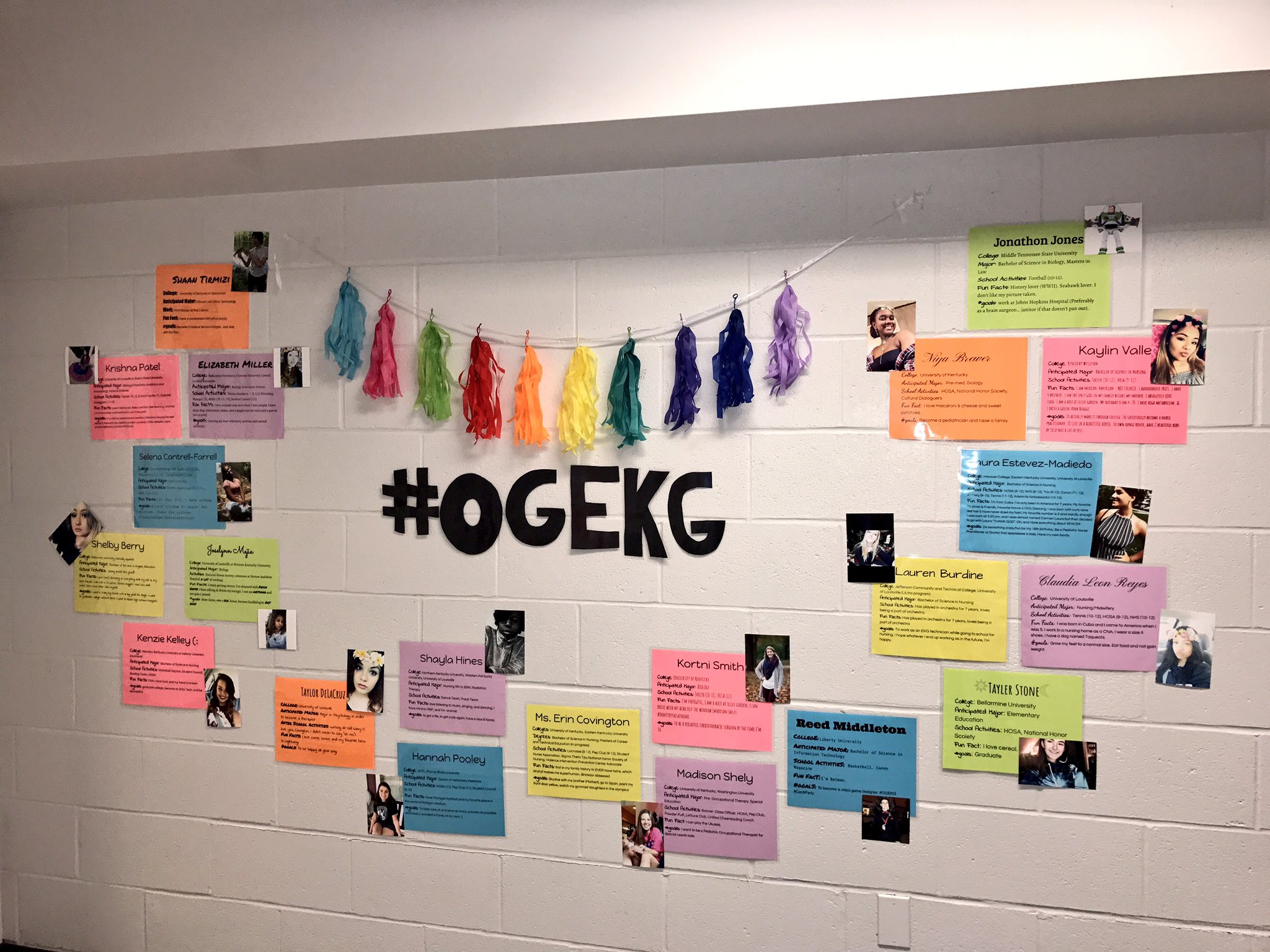 Erin Covington On Twitter Seniors Get Wall Space Love My Ekg