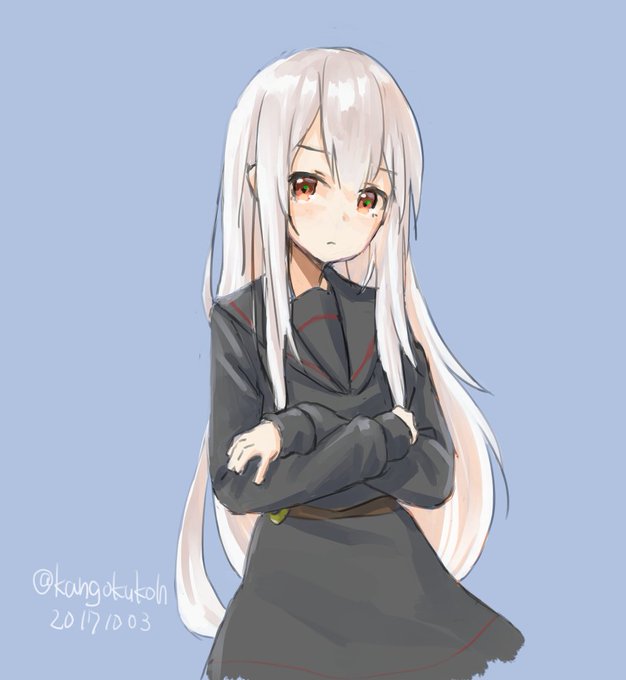 「twitter username white hair」 illustration images(Oldest)